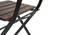 Masai Patio Table Set (Teak Finish) (Black) by Urban Ladder - - 2292