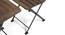 Masai Patio Table Set (Teak Finish) (Black) by Urban Ladder - - 2294