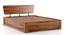 Marieta Storage Bed (Solid Wood) (Teak Finish, King Bed Size, Box Storage Type) by Urban Ladder - Cross View Design 1 - 230381