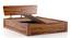 Marieta Storage Bed (Solid Wood) (Teak Finish, King Bed Size, Box Storage Type) by Urban Ladder - Design 1 Half View - 230382