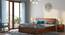 Marieta Storage Bed (Solid Wood) (Teak Finish, Queen Bed Size, Box Storage Type) by Urban Ladder - Design 1 Full View - 230387