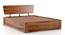 Marieta Storage Bed (Solid Wood) (Teak Finish, Queen Bed Size, Box Storage Type) by Urban Ladder - Cross View Design 1 - 230389