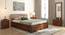 Valencia Storage Bed (Solid Wood) (Teak Finish, Queen Bed Size, Box Storage Type) by Urban Ladder - Design 1 Full View - 232029