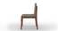 Galatea Dining Chair - Set Of 2 (Teak Finish, Grey) by Urban Ladder - Design 1 Side View - 232161