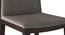 Galatea Dining Chair - Set Of 2 (Grey, American Walnut Finish) by Urban Ladder - Design 1 Close View - 232168