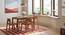 Catria - Gordon 4 Seater Dining Table Set (Teak Finish) by Urban Ladder - Design 1 Full View - 232403