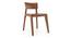 Catria - Gordon 4 Seater Dining Table Set (Teak Finish) by Urban Ladder - Front View Design 2 - 232408