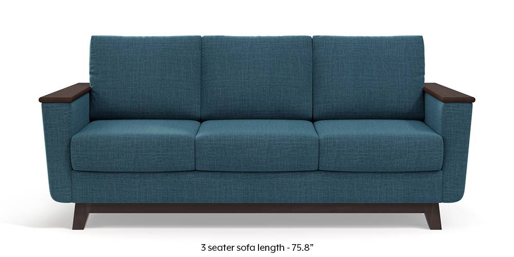 Corby Sofa (Colonial Blue) (3-seater Custom Set - Sofas, None Standard Set - Sofas, Fabric Sofa Material, Regular Sofa Size, Regular Sofa Type, Colonial Blue) by Urban Ladder - - 232562