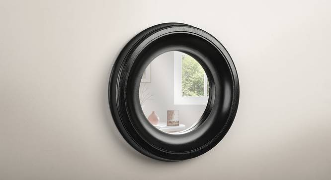 Amor Wall Mirror (Black Finish) by Urban Ladder - Design 1 Full View - 232617