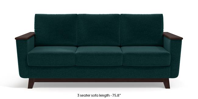 Corby Sofa (Malibu Blue) (3-seater Custom Set - Sofas, None Standard Set - Sofas, Fabric Sofa Material, Regular Sofa Size, Malibu, Regular Sofa Type)
