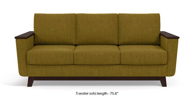Corby Sofa (Olive Green) (3-seater Custom Set - Sofas, None Standard Set - Sofas, Olive, Fabric Sofa Material, Regular Sofa Size, Regular Sofa Type)