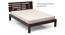 Stockholm Bed (Solid Wood) (Mahogany Finish, Queen Bed Size) by Urban Ladder - Front View Design 1 - 237313
