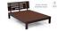 Stockholm Bed (Solid Wood) (Mahogany Finish, Queen Bed Size) by Urban Ladder - Cross View Design 1 - 237314