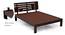 Stockholm Bed (Solid Wood) (Mahogany Finish, Queen Bed Size) by Urban Ladder - Design 1 Top View - 237316