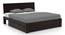 Terence Storage Bed (Solid Wood) (Mahogany Finish, King Bed Size, Drawer Storage Type) by Urban Ladder - Design 1 Half View - 237435