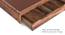 Marieta Storage Bed (Solid Wood) (Teak Finish, Queen Bed Size, Drawer Storage Type) by Urban Ladder - Storage Image Design 1 - 237664