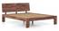 Boston Bed (Solid Wood) (Teak Finish, Queen Bed Size) by Urban Ladder - Design 1 Side View - 237690