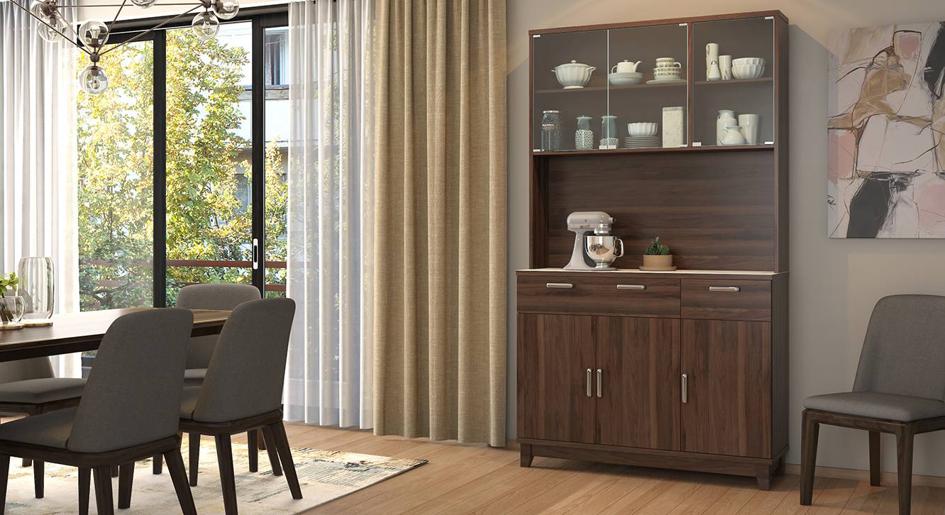Alton 6 Door Tall Display Cabinet Urban Ladder