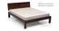 Boston Bed (Solid Wood) (Teak Finish, King Bed Size) by Urban Ladder - Front View Design 1 - 237715