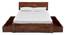 Boston Storage Bed (Solid Wood) (Teak Finish, Queen Bed Size, Drawer Storage Type) by Urban Ladder - Front View Design 1 - 237739
