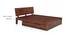 Boston Storage Bed (Solid Wood) (Teak Finish, Queen Bed Size, Drawer Storage Type) by Urban Ladder - Design 1 Side View - 237741