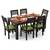 Brighton zella mahogany 6 seat dining set 00 h4j6134