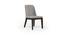 Taarkashi Dining Chair - Set Of 2 (American Walnut Finish, Gainsboro Grey) by Urban Ladder - Front View Design 1 - 240394