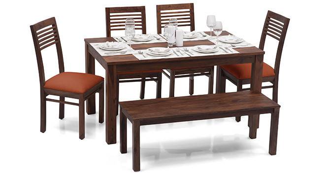 Arabia Zella 6 Seater Dining Table Set With Bench Urban Ladder