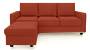 Apollo Sofa Set (Lava, Fabric Sofa Material, Compact Sofa Size, Soft Cushion Type, Regular Sofa Type, Master Sofa Component, Regular Back Type, High Back Back Height) by Urban Ladder - - 241049