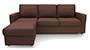 Apollo Sofa Set (Mocha, Fabric Sofa Material, Regular Sofa Size, Soft Cushion Type, Regular Sofa Type, Master Sofa Component, Regular Back Type, High Back Back Height) by Urban Ladder