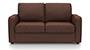 Apollo Sofa Set (Mocha, Fabric Sofa Material, Regular Sofa Size, Soft Cushion Type, Regular Sofa Type, Individual 2 Seater Sofa Component, Regular Back Type, High Back Back Height) by Urban Ladder