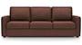 Apollo Sofa Set (Mocha, Fabric Sofa Material, Regular Sofa Size, Soft Cushion Type, Regular Sofa Type, Individual 3 Seater Sofa Component, Regular Back Type, High Back Back Height) by Urban Ladder
