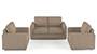 Apollo Sofa Set (Mist, Fabric Sofa Material, Regular Sofa Size, Soft Cushion Type, Regular Sofa Type, Master Sofa Component, Regular Back Type, High Back Back Height) by Urban Ladder - - 241134
