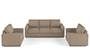 Apollo Sofa Set (Mist, Fabric Sofa Material, Regular Sofa Size, Soft Cushion Type, Regular Sofa Type, Master Sofa Component, Regular Back Type, High Back Back Height) by Urban Ladder - - 241135