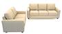 Apollo Sofa Set (Pearl, Fabric Sofa Material, Compact Sofa Size, Soft Cushion Type, Regular Sofa Type, Master Sofa Component, Regular Back Type, High Back Back Height) by Urban Ladder