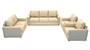Apollo Sofa Set (Pearl, Fabric Sofa Material, Compact Sofa Size, Soft Cushion Type, Regular Sofa Type, Master Sofa Component, Regular Back Type, High Back Back Height) by Urban Ladder