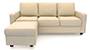 Apollo Sofa Set (Pearl, Fabric Sofa Material, Compact Sofa Size, Soft Cushion Type, Regular Sofa Type, Master Sofa Component, Regular Back Type, High Back Back Height) by Urban Ladder