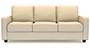 Apollo Sofa Set (Pearl, Fabric Sofa Material, Compact Sofa Size, Soft Cushion Type, Regular Sofa Type, Individual 3 Seater Sofa Component, Regular Back Type, High Back Back Height) by Urban Ladder