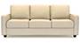 Apollo Sofa Set (Pearl, Fabric Sofa Material, Regular Sofa Size, Soft Cushion Type, Regular Sofa Type, Individual 3 Seater Sofa Component, Regular Back Type, High Back Back Height) by Urban Ladder
