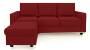 Apollo Sofa Set (Fabric Sofa Material, Compact Sofa Size, Soft Cushion Type, Regular Sofa Type, Master Sofa Component, Salsa Red, Regular Back Type, High Back Back Height) by Urban Ladder - - 241229