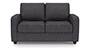 Apollo Sofa Set (Steel, Fabric Sofa Material, Compact Sofa Size, Soft Cushion Type, Regular Sofa Type, Individual 2 Seater Sofa Component, Regular Back Type, High Back Back Height) by Urban Ladder