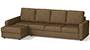 Apollo Sofa Set (Dune, Fabric Sofa Material, Compact Sofa Size, Soft Cushion Type, Sectional Sofa Type, Sectional Master Sofa Component, Regular Back Type, High Back Back Height) by Urban Ladder - - 241589