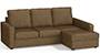 Apollo Sofa Set (Dune, Fabric Sofa Material, Compact Sofa Size, Soft Cushion Type, Sectional Sofa Type, Sectional Master Sofa Component, Regular Back Type, High Back Back Height) by Urban Ladder - - 241592