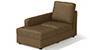 Apollo Sofa Set (Dune, Fabric Sofa Material, Regular Sofa Size, Soft Cushion Type, Sectional Sofa Type, Left Aligned Chaise Sofa Component, Regular Back Type, High Back Back Height) by Urban Ladder - - 241597