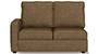 Apollo Sofa Set (Dune, Fabric Sofa Material, Regular Sofa Size, Soft Cushion Type, Sectional Sofa Type, Right Aligned 2 Seater Sofa Component, Regular Back Type, High Back Back Height) by Urban Ladder - - 241598