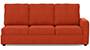 Apollo Sofa Set (Lava, Fabric Sofa Material, Compact Sofa Size, Soft Cushion Type, Sectional Sofa Type, Left Aligned 3 Seater Sofa Component, Regular Back Type, High Back Back Height) by Urban Ladder - - 241661