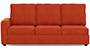 Apollo Sofa Set (Lava, Fabric Sofa Material, Compact Sofa Size, Soft Cushion Type, Sectional Sofa Type, Right Aligned 3 Seater Sofa Component, Regular Back Type, High Back Back Height) by Urban Ladder - - 241664