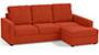 Apollo Sofa Set (Lava, Fabric Sofa Material, Regular Sofa Size, Soft Cushion Type, Sectional Sofa Type, Sectional Master Sofa Component, Regular Back Type, High Back Back Height) by Urban Ladder - - 241683