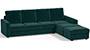 Apollo Sofa Set (Fabric Sofa Material, Compact Sofa Size, Malibu, Soft Cushion Type, Sectional Sofa Type, Sectional Master Sofa Component, Regular Back Type, High Back Back Height) by Urban Ladder