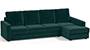 Apollo Sofa Set (Fabric Sofa Material, Regular Sofa Size, Malibu, Soft Cushion Type, Sectional Sofa Type, Sectional Master Sofa Component, Regular Back Type, High Back Back Height) by Urban Ladder